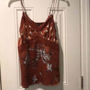 Rue 21 brown tank top size: small